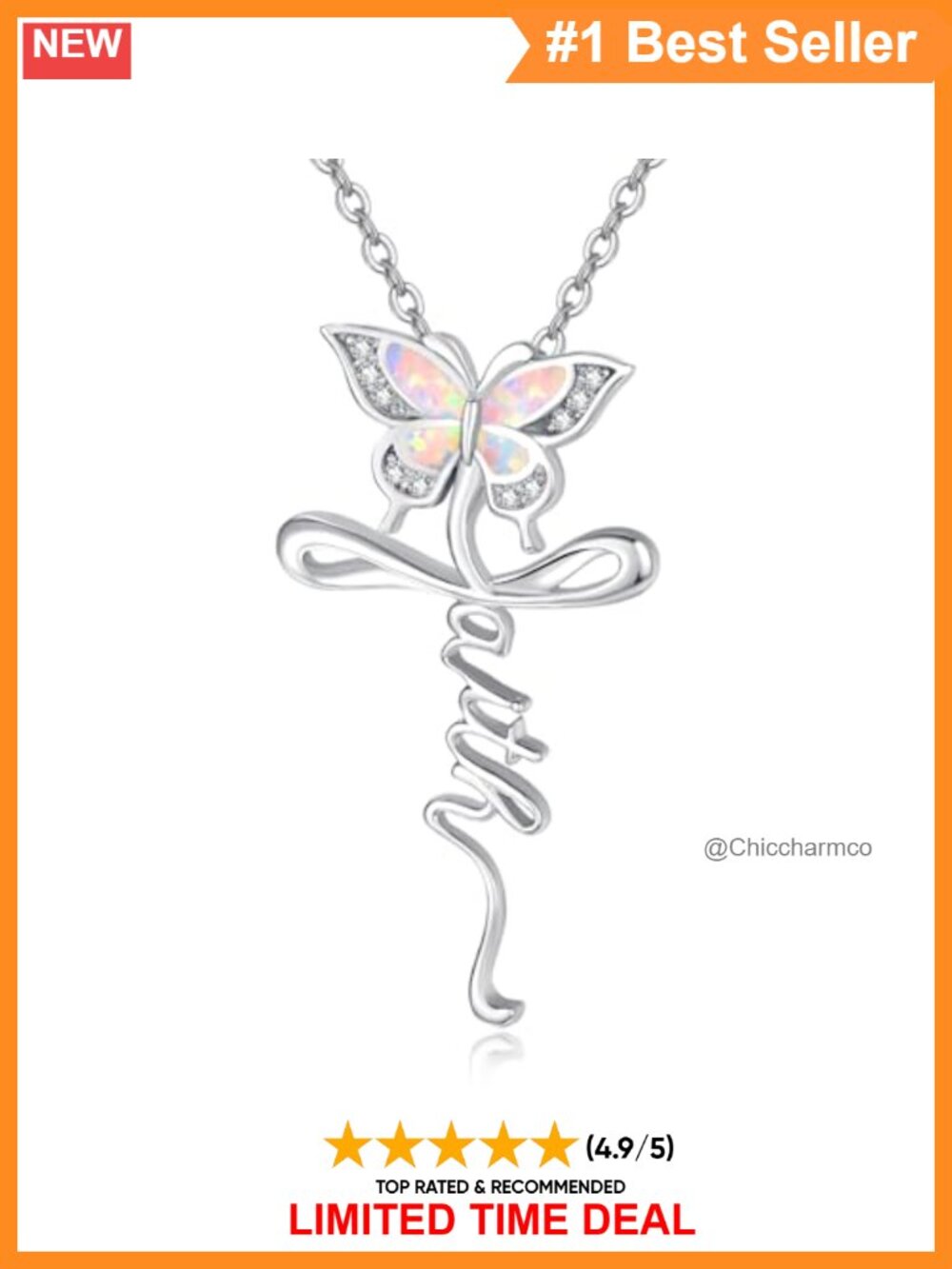 925 Sterling Silver Cross Necklace Crucifix Pendant Faith Jewelry Gift
